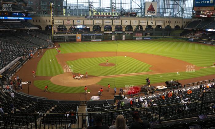 Daikin Park - Section 222 Seat View