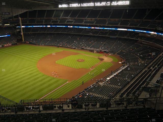 Daikin Park - Section 407 Seat View