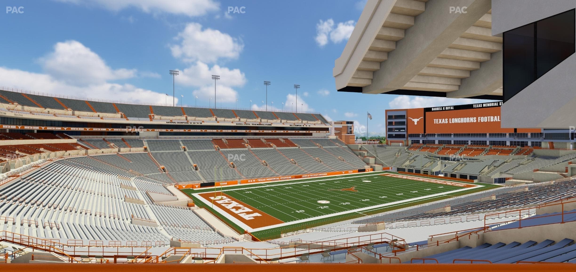 Darrell K Royal - Texas Memorial Stadium - Section 10 Seat View