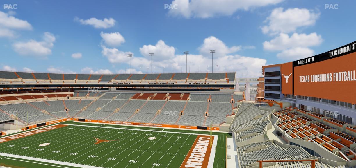 Darrell K Royal - Texas Memorial Stadium - Section 101 Seat View
