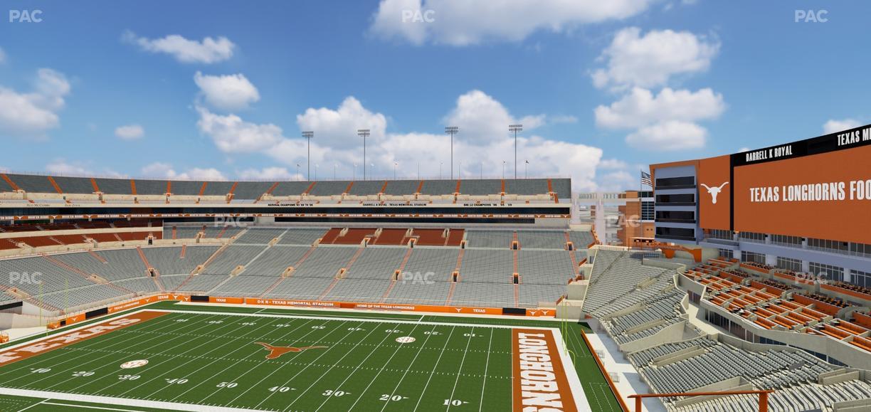 Darrell K Royal - Texas Memorial Stadium - Section 102 Seat View