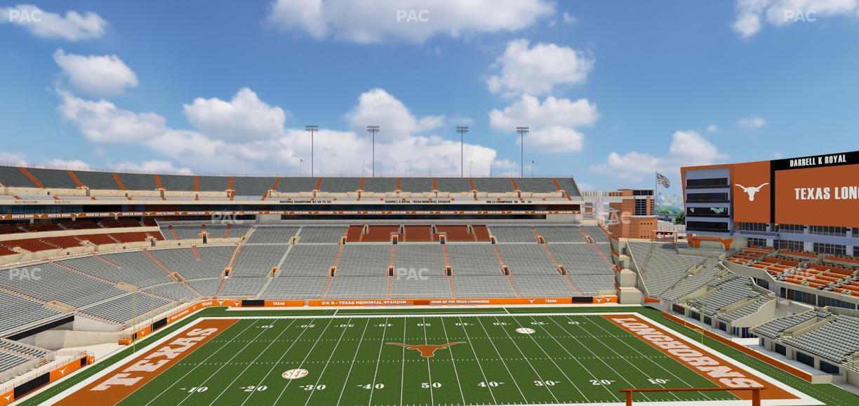 Darrell K Royal - Texas Memorial Stadium - Section 105 Seat View