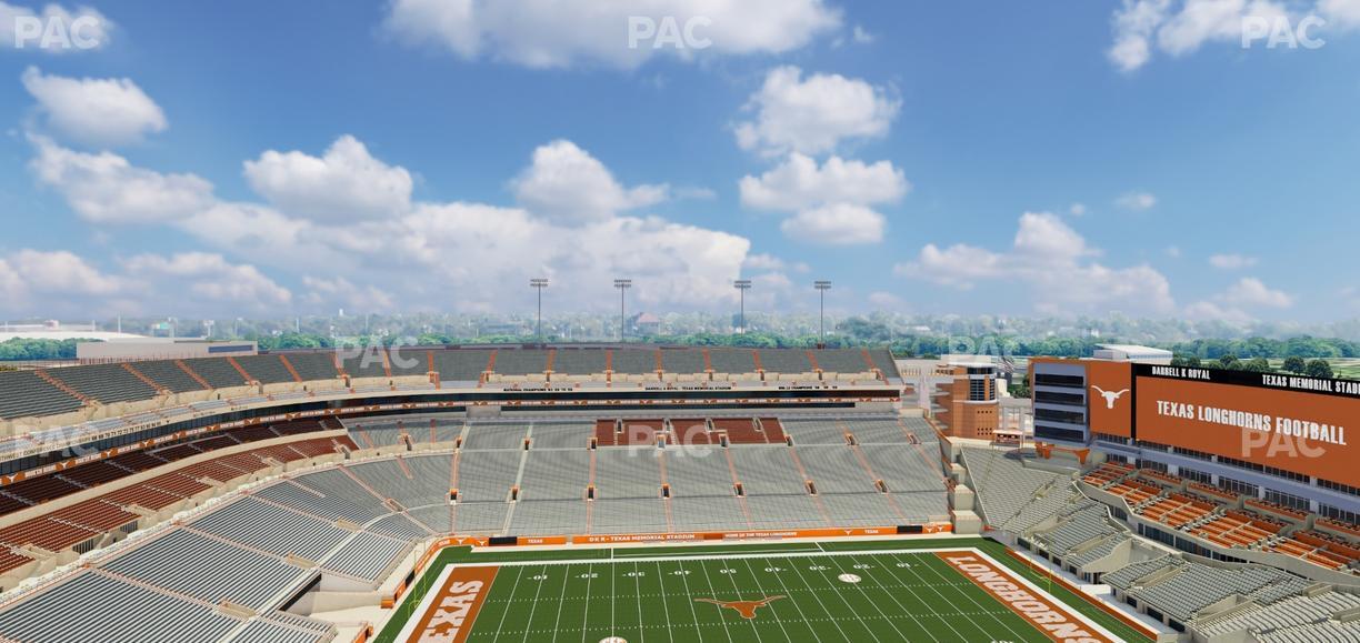 Darrell K Royal - Texas Memorial Stadium - Section 106 Seat View