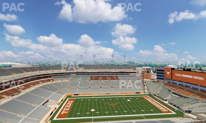 Darrell K Royal - Texas Memorial Stadium - Section 106 Seat View