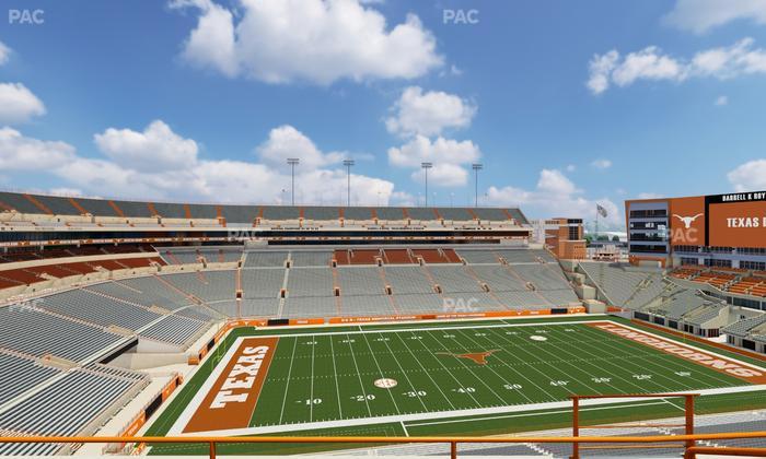 Darrell K Royal - Texas Memorial Stadium - Section 107 Seat View