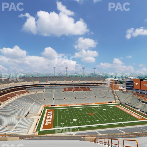 Darrell K Royal - Texas Memorial Stadium - Section 107 Seat View