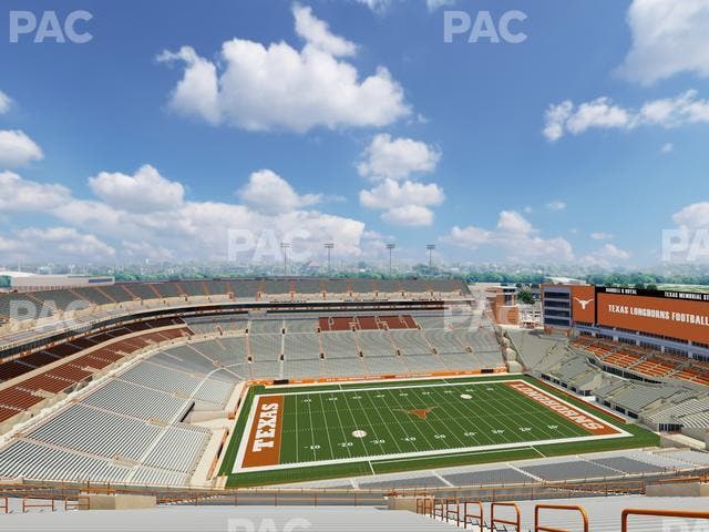 Darrell K Royal - Texas Memorial Stadium - Section 107 Seat View