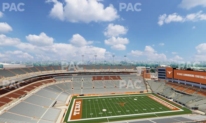 Darrell K Royal - Texas Memorial Stadium - Section 107 Seat View