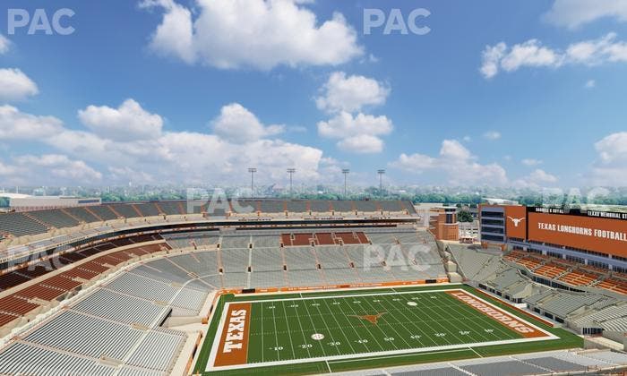 Darrell K Royal - Texas Memorial Stadium - Section 107 Seat View