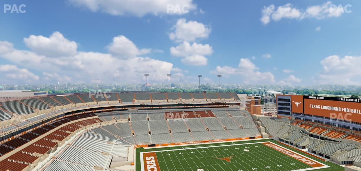 Darrell K Royal - Texas Memorial Stadium - Section 108 Seat View