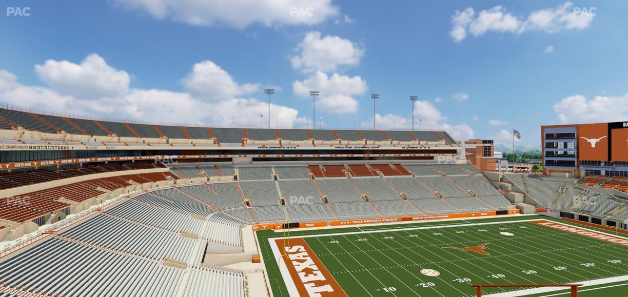 Darrell K Royal - Texas Memorial Stadium - Section 109 Seat View