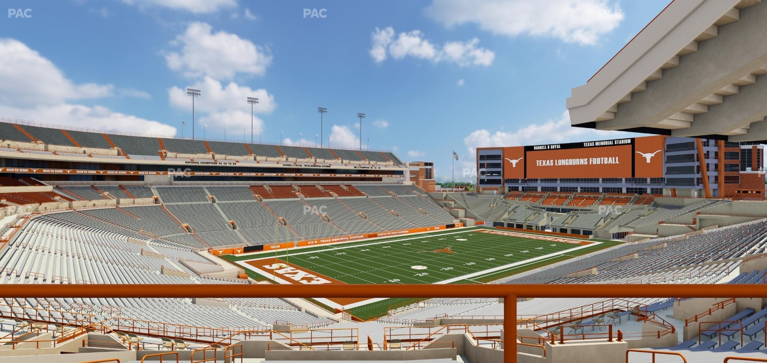 Darrell K Royal - Texas Memorial Stadium - Section 11 Seat View