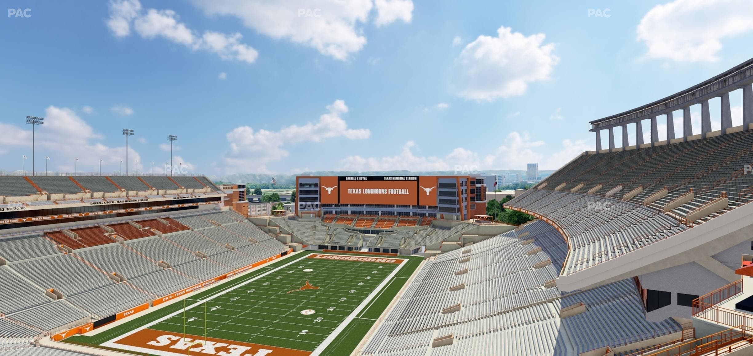 Darrell K Royal - Texas Memorial Stadium - Section 112 Seat View