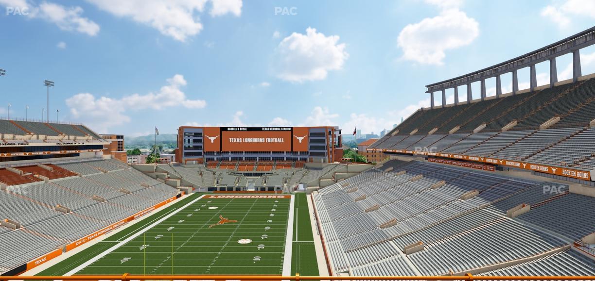 Darrell K Royal - Texas Memorial Stadium - Section 114 Seat View