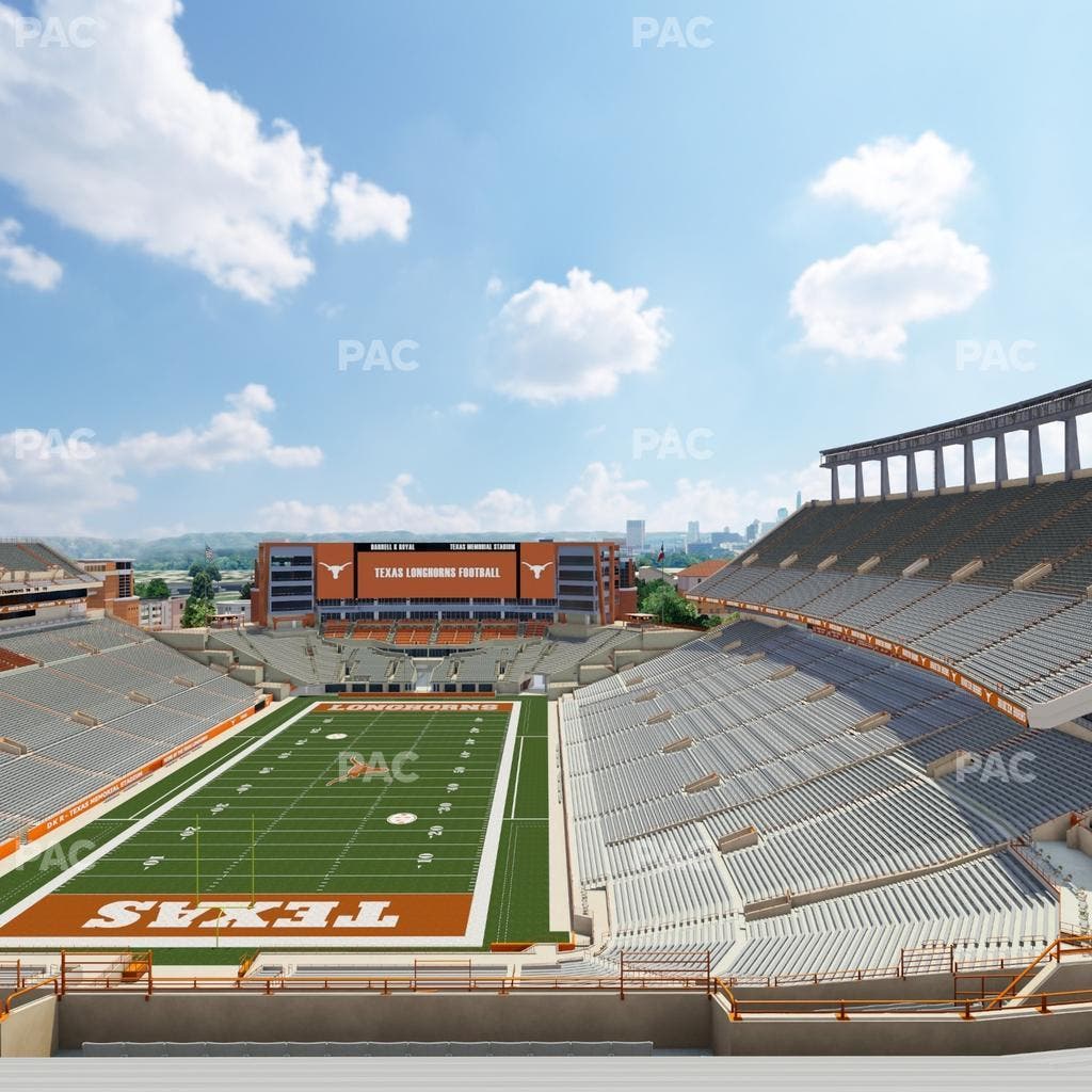 Darrell K Royal - Texas Memorial Stadium - Section 114 Seat View