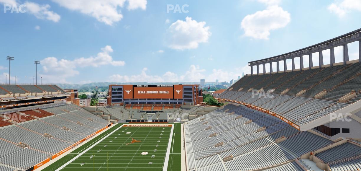 Darrell K Royal - Texas Memorial Stadium - Section 114 Seat View