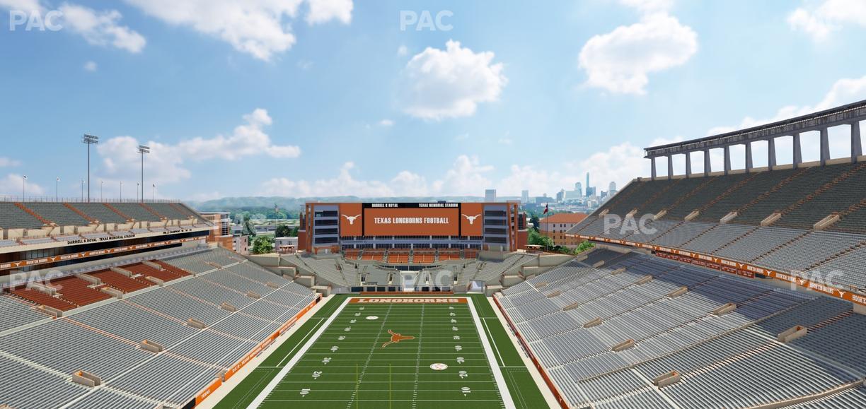 Darrell K Royal - Texas Memorial Stadium - Section 115 Seat View