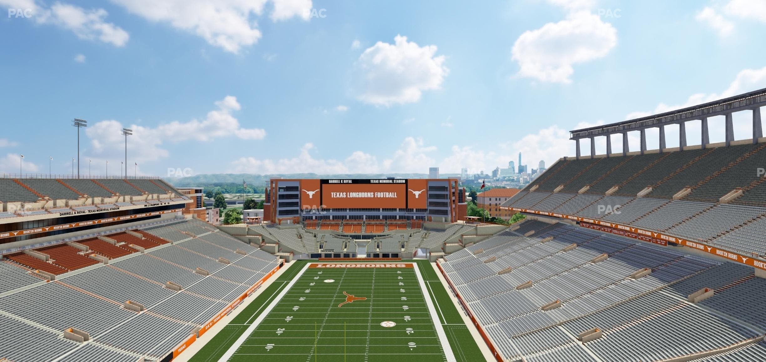 Darrell K Royal - Texas Memorial Stadium - Section 115 Seat View