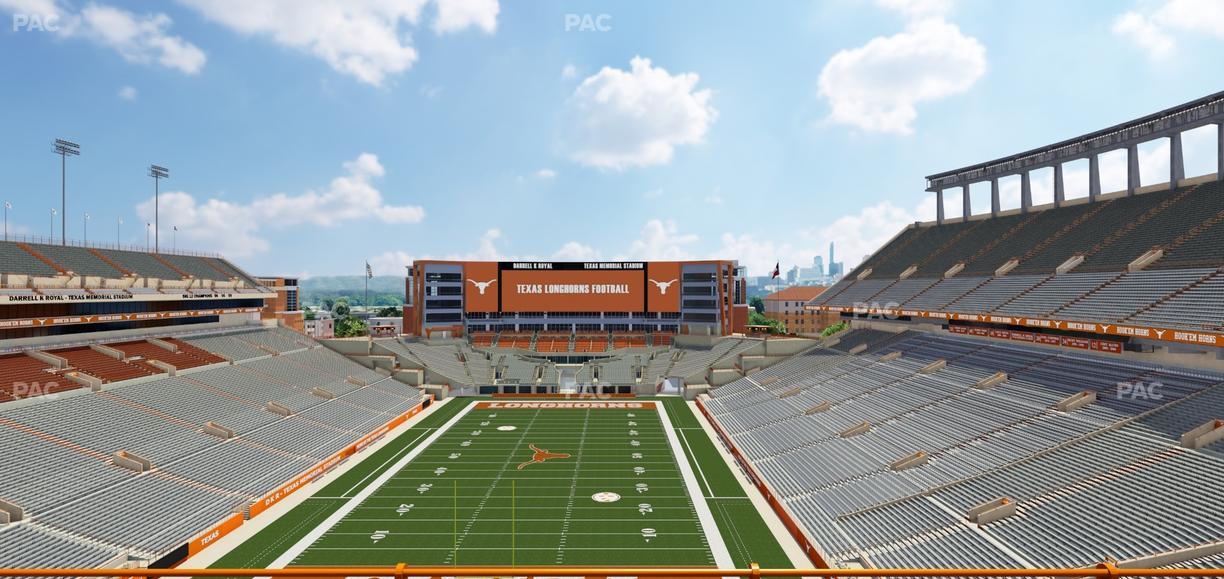 Darrell K Royal - Texas Memorial Stadium - Section 115 Seat View