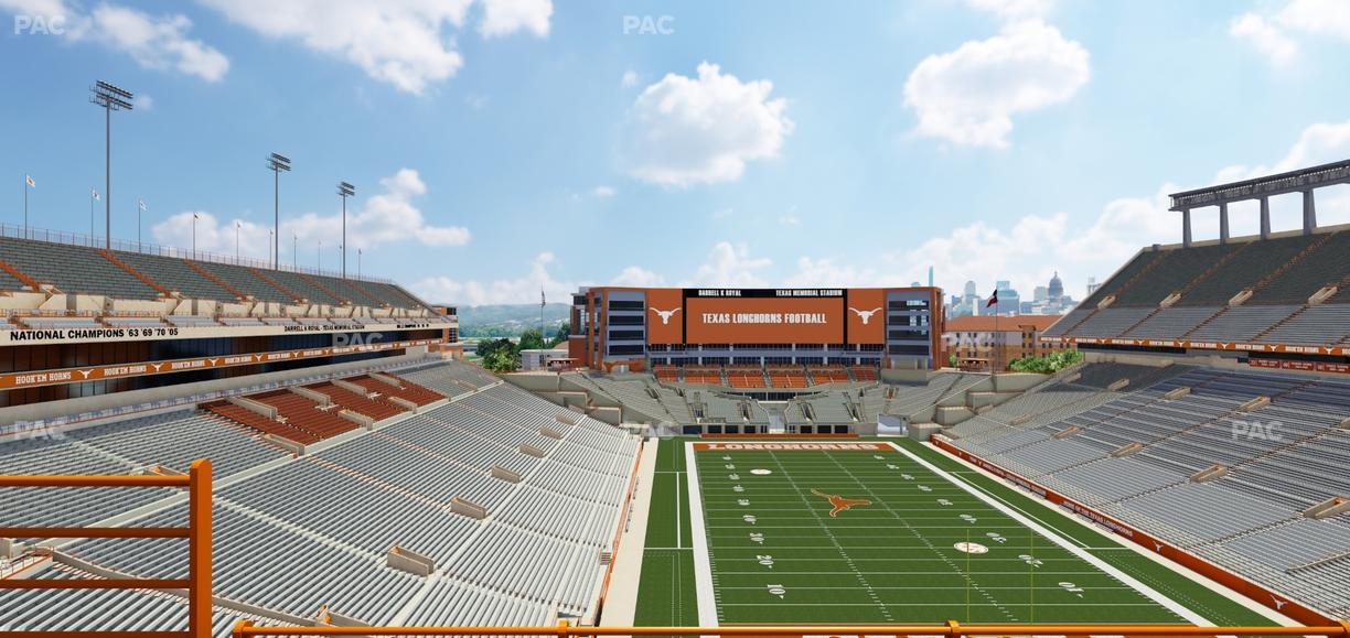 Darrell K Royal - Texas Memorial Stadium - Section 117 Seat View