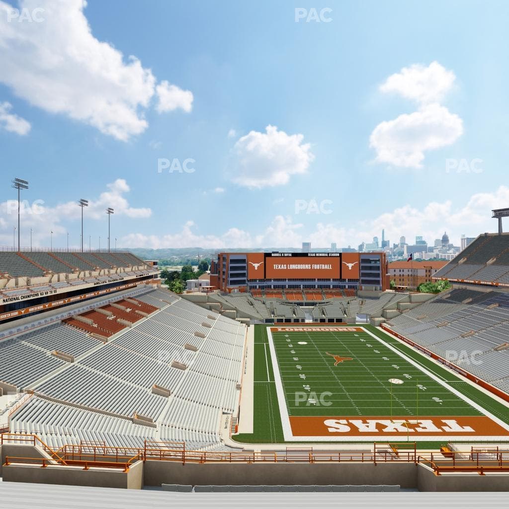Darrell K Royal - Texas Memorial Stadium - Section 117 Seat View