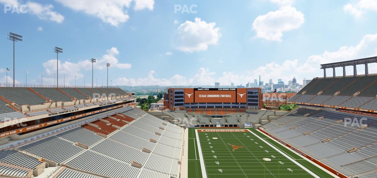 Darrell K Royal - Texas Memorial Stadium - Section 117 Seat View