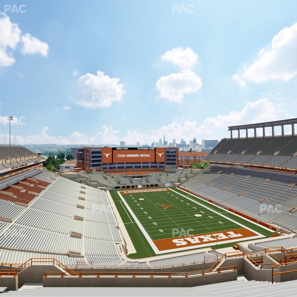 Darrell K Royal - Texas Memorial Stadium - Section 118 Seat View
