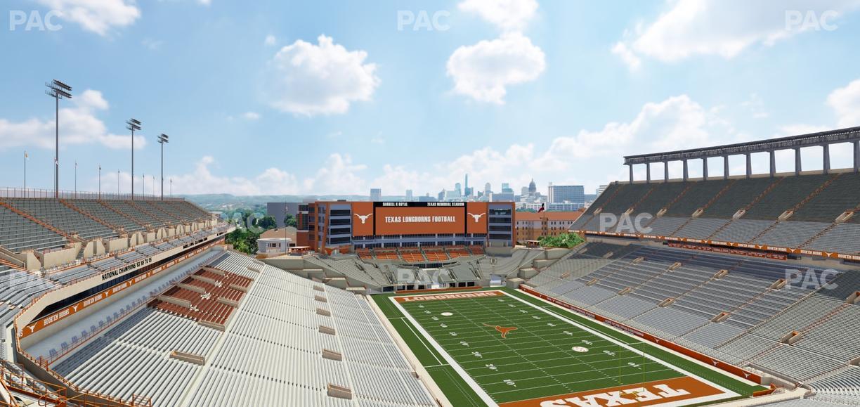 Darrell K Royal - Texas Memorial Stadium - Section 119 Seat View