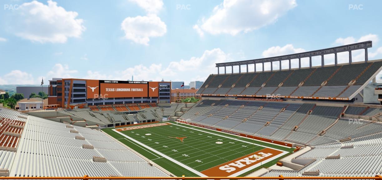 Darrell K Royal - Texas Memorial Stadium - Section 121 Seat View