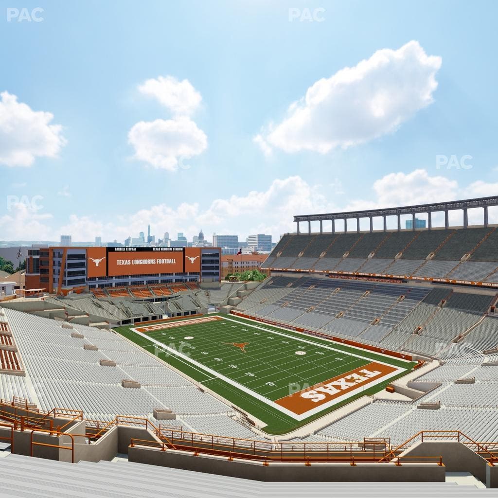 Darrell K Royal - Texas Memorial Stadium - Section 121 Seat View