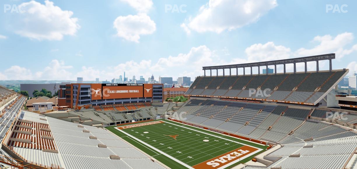 Darrell K Royal - Texas Memorial Stadium - Section 121 Seat View