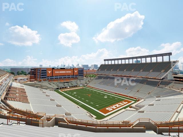 Darrell K Royal - Texas Memorial Stadium - Section 121 Seat View