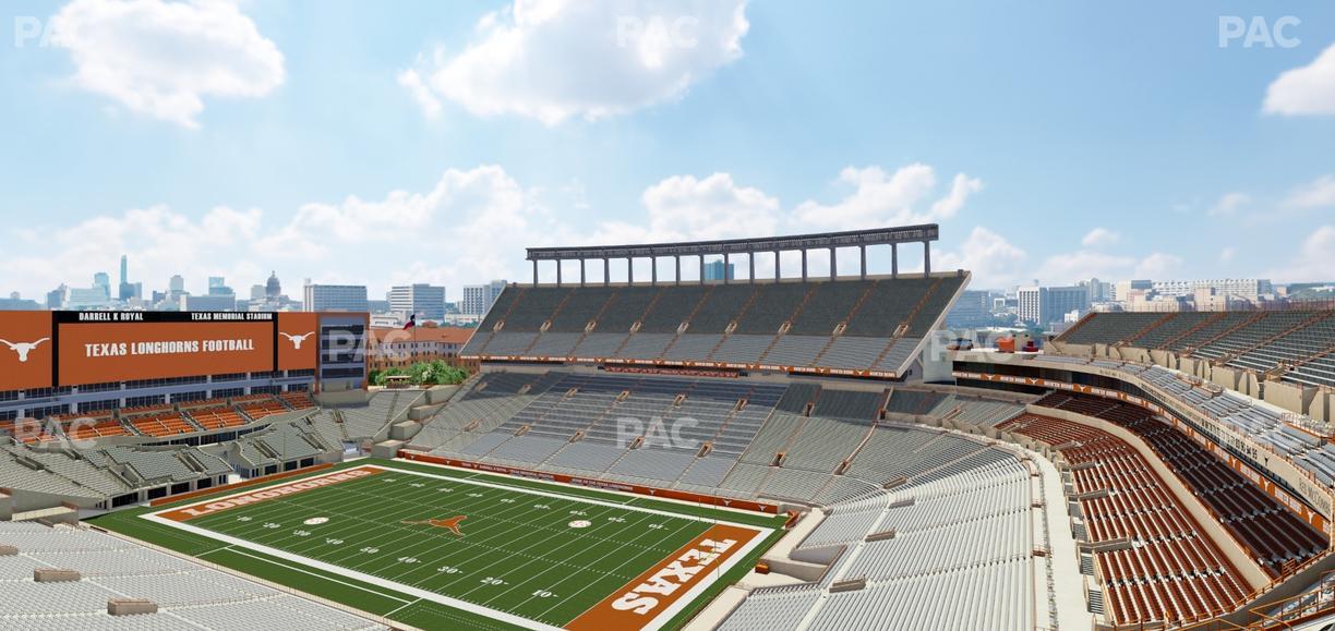 Darrell K Royal - Texas Memorial Stadium - Section 122 Seat View