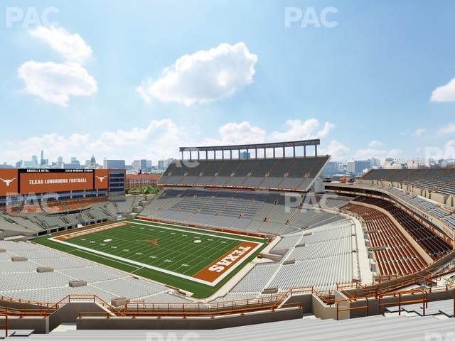 Darrell K Royal - Texas Memorial Stadium - Section 122 Seat View
