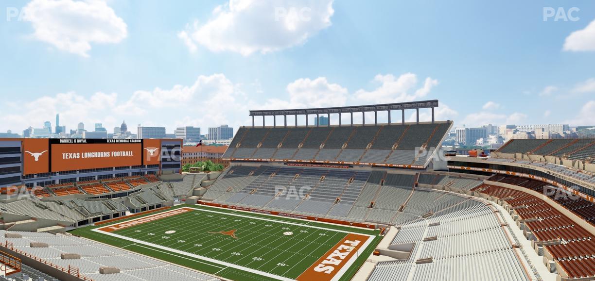 Darrell K Royal - Texas Memorial Stadium - Section 123 Seat View