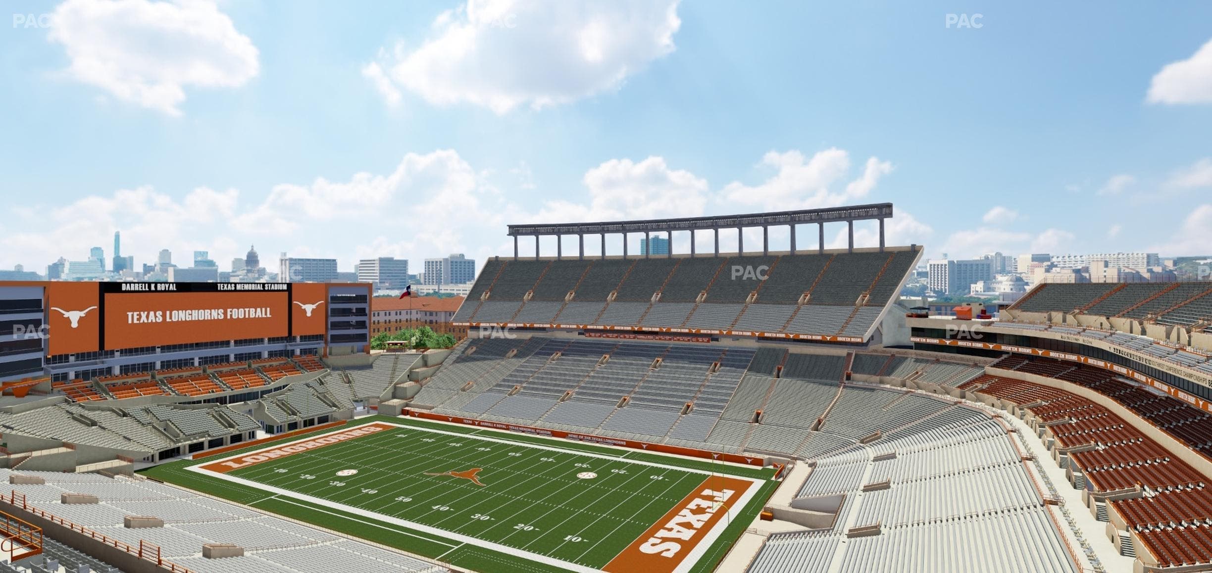 Darrell K Royal - Texas Memorial Stadium - Section 123 Seat View