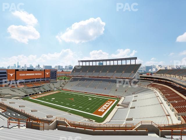 Darrell K Royal - Texas Memorial Stadium - Section 123 Seat View