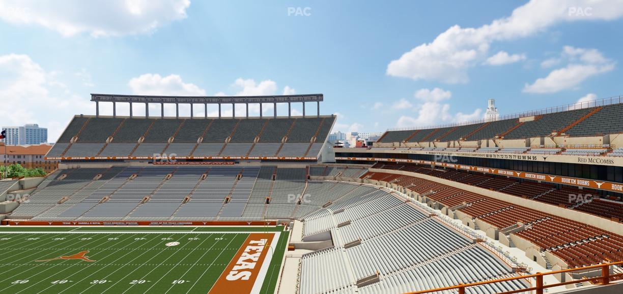 Darrell K Royal - Texas Memorial Stadium - Section 124 Seat View