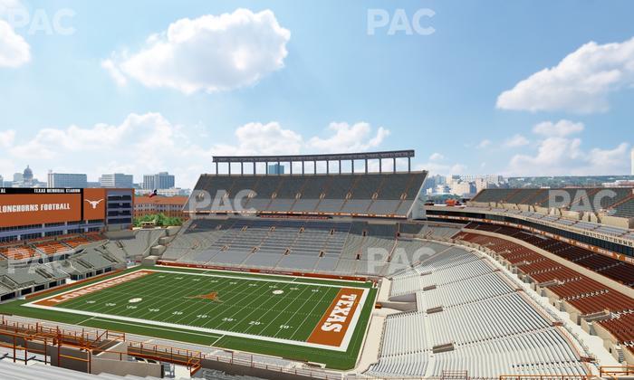 Darrell K Royal - Texas Memorial Stadium - Section 124 Seat View