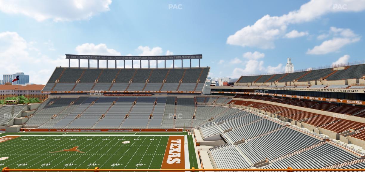 Darrell K Royal - Texas Memorial Stadium - Section 125 Seat View