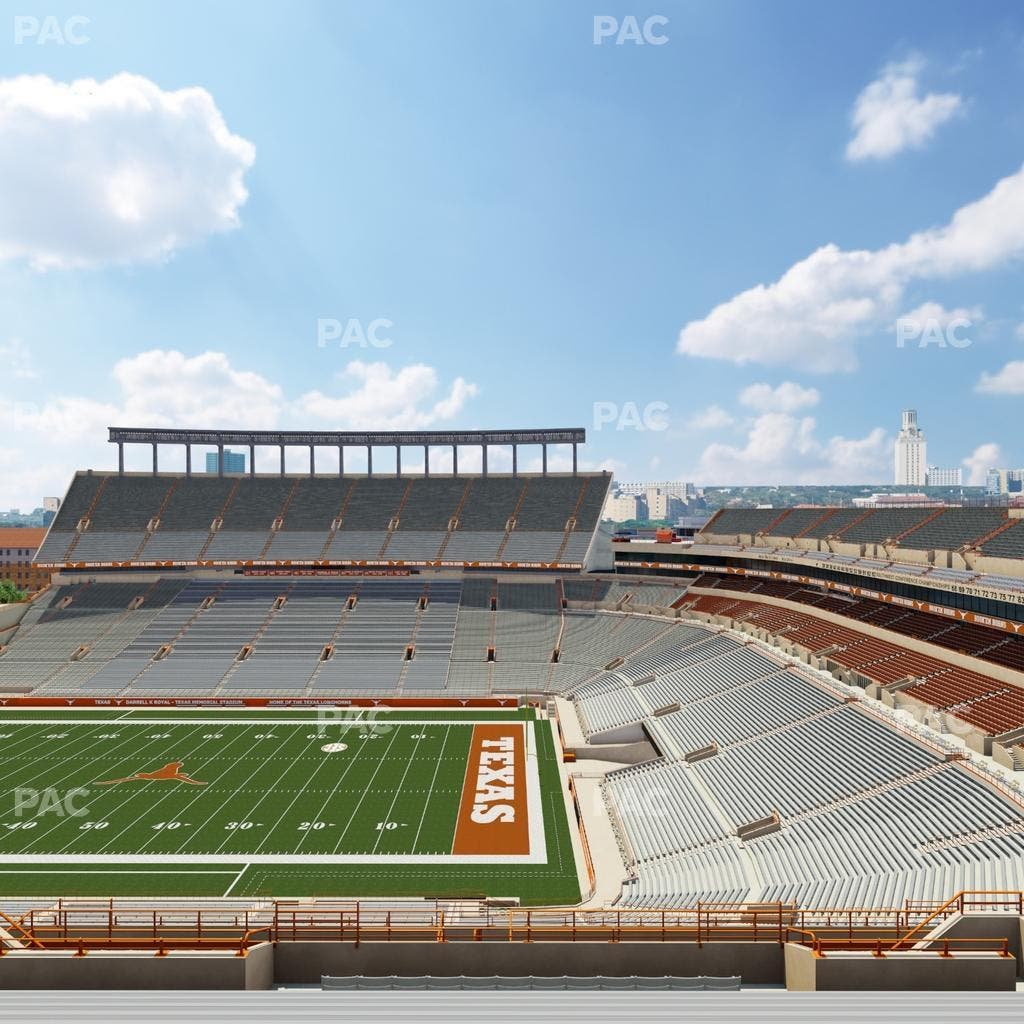 Darrell K Royal - Texas Memorial Stadium - Section 125 Seat View