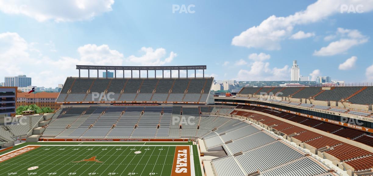 Darrell K Royal - Texas Memorial Stadium - Section 125 Seat View