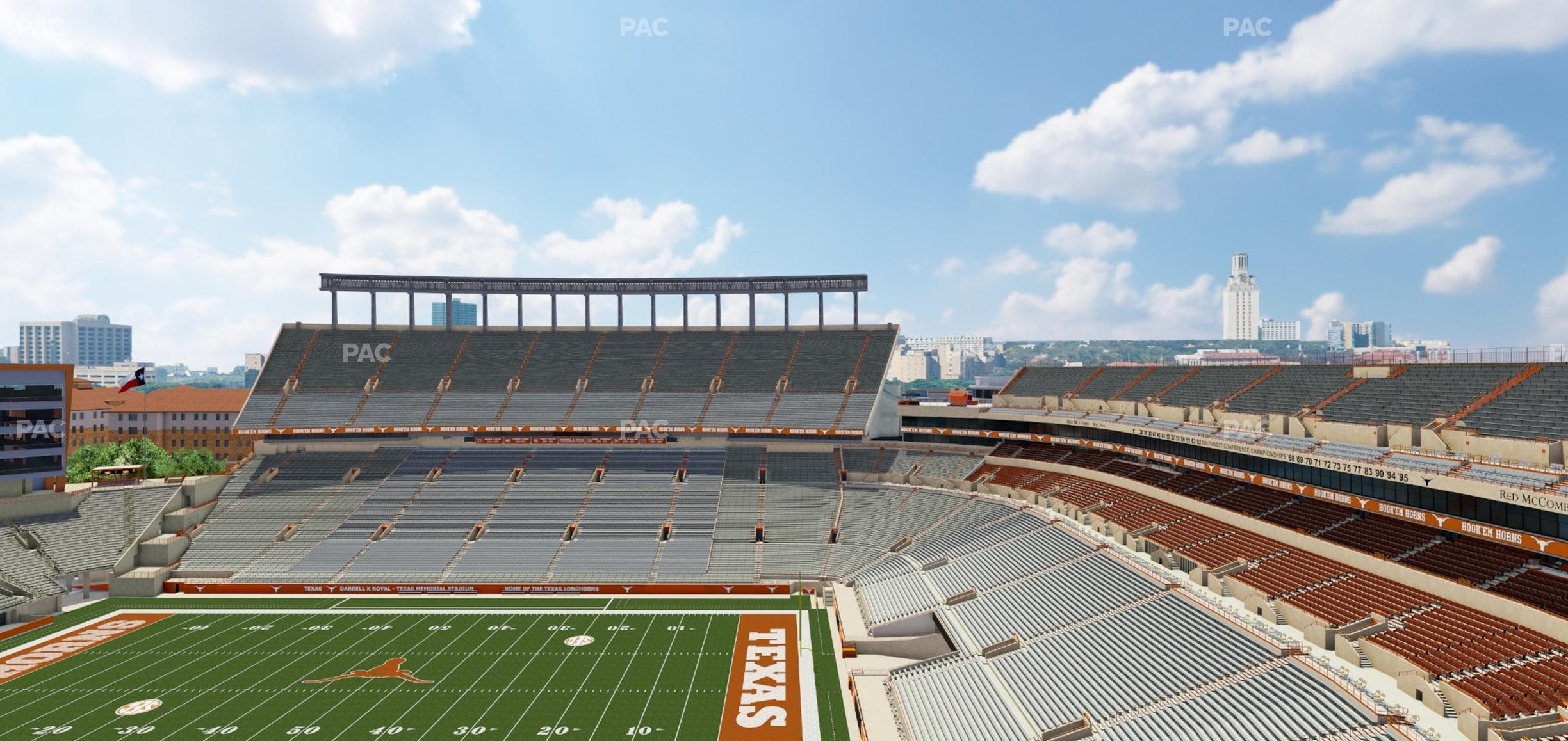 Darrell K Royal - Texas Memorial Stadium - Section 125 Seat View