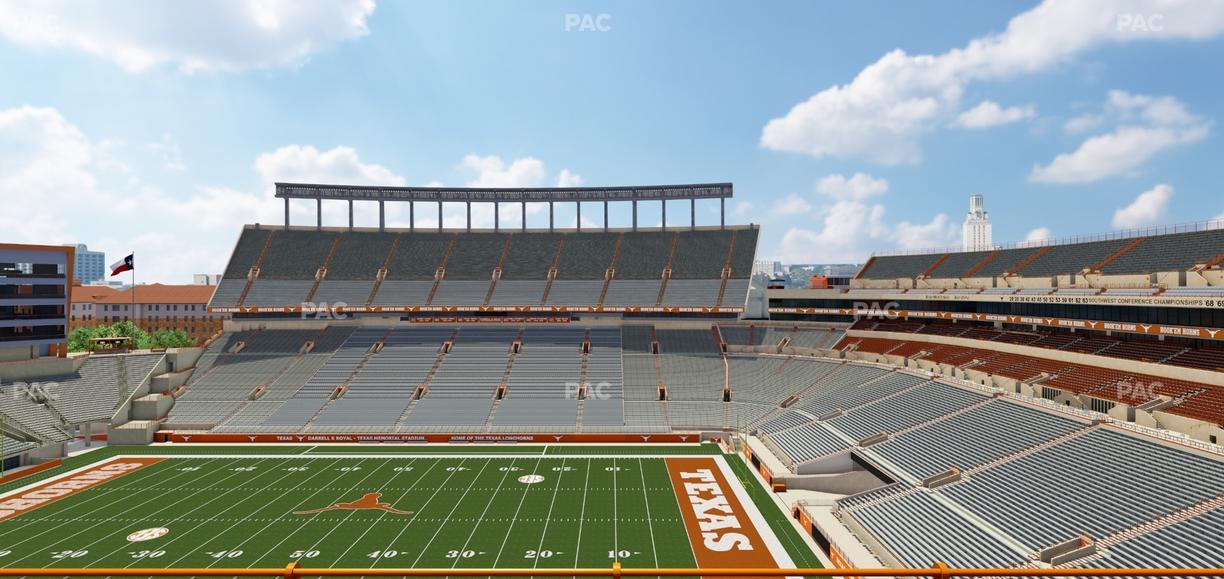 Darrell K Royal - Texas Memorial Stadium - Section 126 Seat View