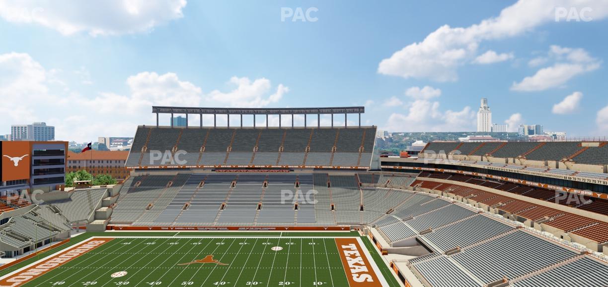 Darrell K Royal - Texas Memorial Stadium - Section 126 Seat View