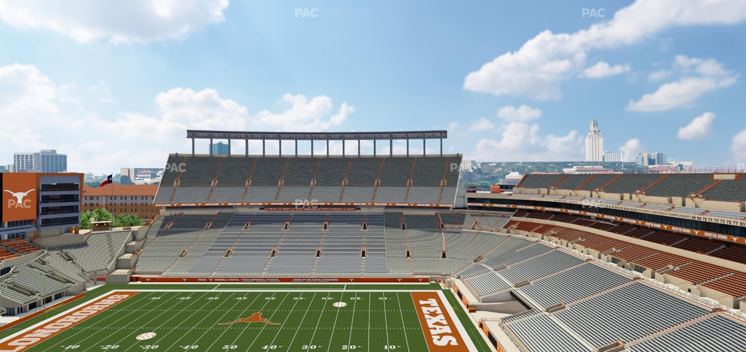 Darrell K Royal - Texas Memorial Stadium - Section 126 Seat View