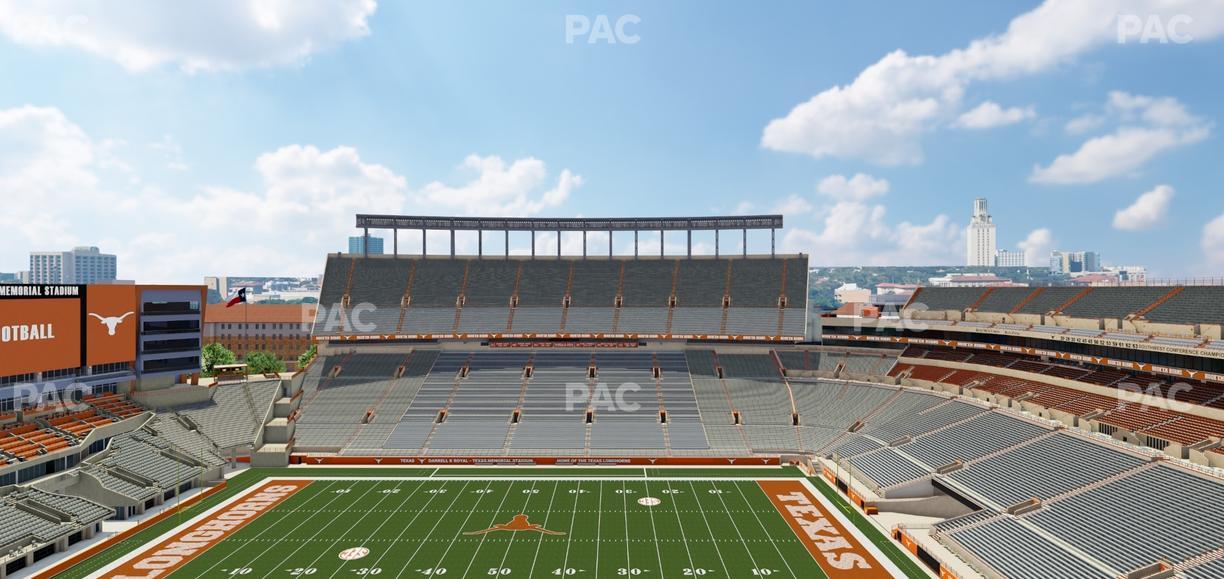 Darrell K Royal - Texas Memorial Stadium - Section 127 Seat View