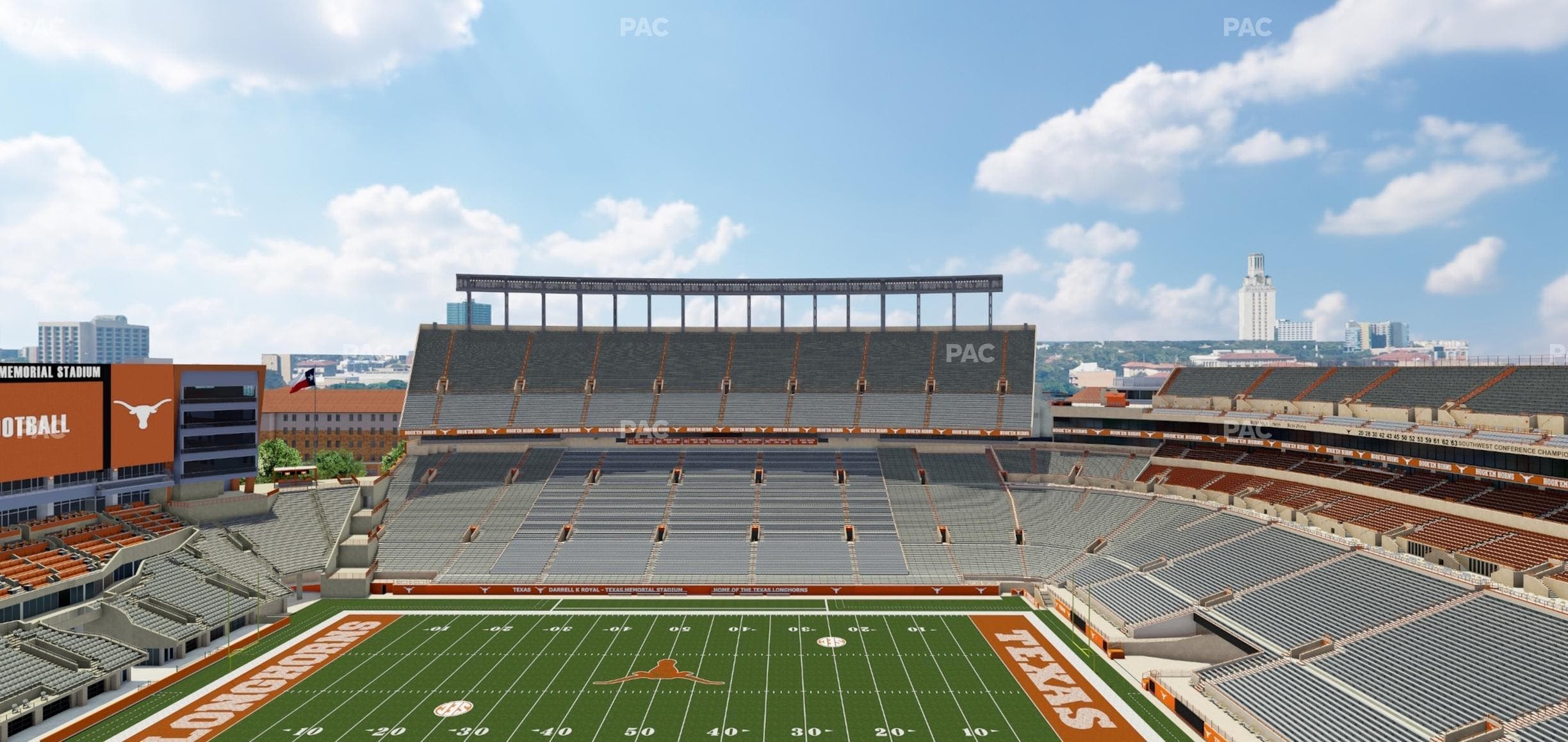 Darrell K Royal - Texas Memorial Stadium - Section 127 Seat View