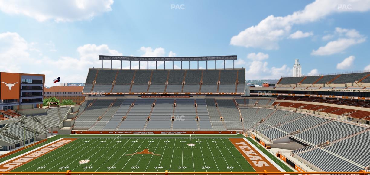 Darrell K Royal - Texas Memorial Stadium - Section 127 Seat View