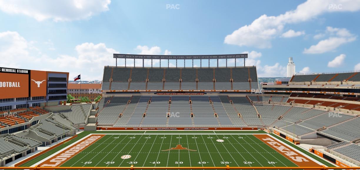 Darrell K Royal - Texas Memorial Stadium - Section 128 Seat View